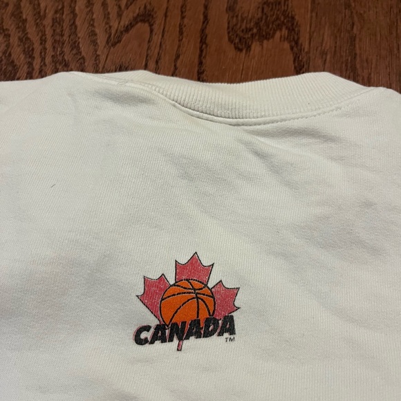 Vintage Nike Canada Basketball 90’s Crewneck Sweatshirt Oversized RARE - Picture 6 of 6
